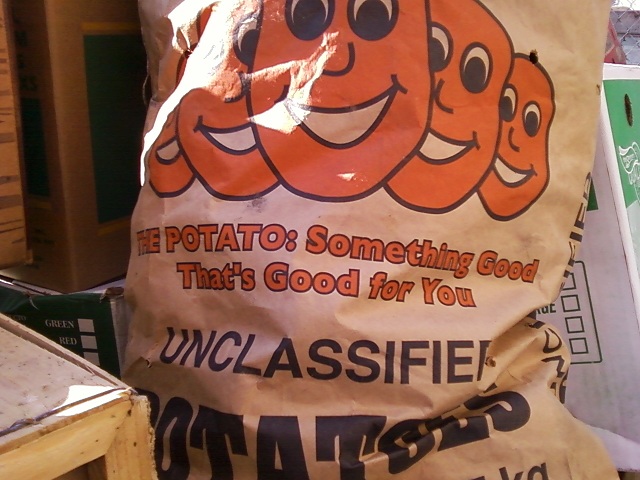 A bag of potatos